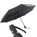 Paraguas de paraguas de cierre automático de 3 pliegues